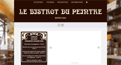 Desktop Screenshot of bistrotdupeintre.com